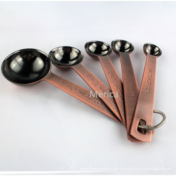 5 PCS Bronze Edelstahl Espresso Löffel